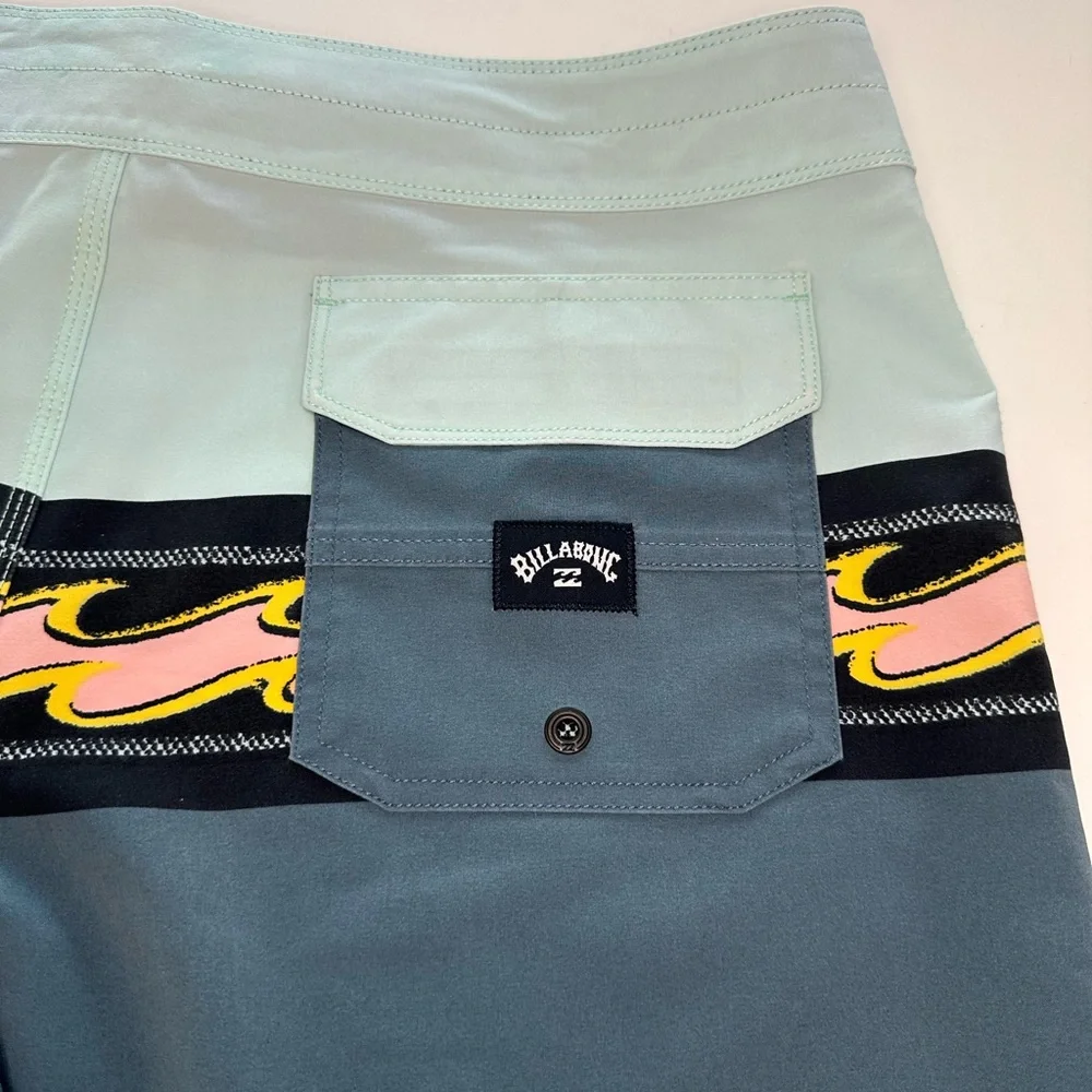 Billabong Board Shorts Swim Trunks Recycler Momentum Pro NWT Mens Size 32 Waist
